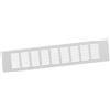 EUROPLAST 80x400mm Griglia di Ventilazione in Alluminio - Griglia di Aerazione Bianca - Griglia per Mobili