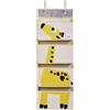 3 Sprouts Organizer da muro 3 Sprouts 4 tasche Giraffa