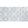 Indomex Mena - Tappeto 080 x 150 cm, colore: Blu/Bianco