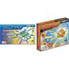 Geomag Color Gioco di Costruzione con Sfere E Barrette, Multicolore, 91 Pezzi & Panels Gioco di Costruzione Magnetico, Multicolore, 50 Pezzi