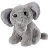 Heunec- Cuori Peluche Elefante, Colore Grigio, 275379