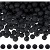 TOAOB THE ONE AND ONLY BABY TOAOB 580 pezzi Perline Pietra Lavica Naturale Vulcanico da 8 mm Nero Rotondo Perle per Creazione di Gioielli Fai da Te Braccialetti e Collane