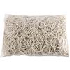 OFFICER PRODUCTS Elastici per Ufficio Diametro 40mm 1,5x1,5mm 1000g Bianco/Piccoli Accessori Ufficio/Tipo-Standard/Materiale-Gomma/Peso (g)-1000 / Colore-Bianco/Dimensioni-1,5x1,5mm
