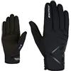 Ziener Guanti da sci di fondo URSO GTX INF da uomo, antivento, traspiranti, aderenti, neri, 9