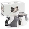 MIAMIO - 2 x 350 ml Tazza Gatto/Tazza/Tazze/Tazze Di Ceramica Set