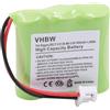 vhbw Batteria NI-MH per SAGEM COMBINE DECT C31, MISTRAL 10-200, MISTRAL 200 sostituisce 30AAM3BMX 300mAh 3.6V