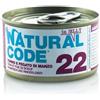 Natural Code 22 Tonno e Fegato di Manzo in jelly 85gr umido gatto 85 g
