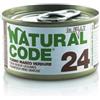 Natural Code 24 Tonno Manzo e Verdure in jelly 85gr umido gatto 85 g