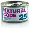 Natural Code 25 Pollo e Sardine in jelly 85gr umido gatto 85 g