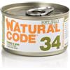 Natural Code 34 Tonno e Kiwi 85gr umido gatto 24 x 85g