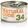 Natural Code 34 Tonno e Kiwi 85gr umido gatto 85 g