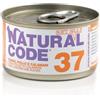 Natural Code 37 Tonno Pollo e Calamari 85gr umido gatto 85 g
