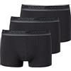 Uncover by Schiesser SCHIESSER Pantaloncini da Uomo 3-Pack - Serie Uncover, Mutande, S-3XL Nero L (Large)