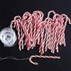 DAHI 32 Pezzi Decorazioni per Albero di Natale, Bastoncini di Zucchero Natalizi, Plastica Candy Cane di Natalizie, Addobbi Albero di Natale Rosso e Bianco