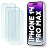 Phonix 3 pz. Vetro Temperato per iPhone 14 PRO MAX Italia - EDGE TO EDGE GLASS Pellicola per Vetro iPhone - Proteggi Schermo Antigraffio, Antiurto e Facile da Installare, AMZ1467PMTG3