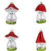 Inge's Christmas Pallina di Natale da Appendere a Forma di Fungo Alto 9,5 cm Prezzo Caduno