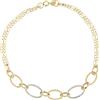 Gioielleria Lucchese Oro Bracciale Donna Oro Giallo Bianco GL100730