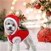 JIMACRO Vestiti di Natale per cane, JIMACRO Pet Suit Santa Simpatico costume da cane renna Costume da gatto Cappotto invernale caldo per animali domestici