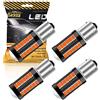 Sidaqi 1156 BAU15S PY21W Lampadina a LED 5630 33 SMD Rosso 900LM sostituire per Luce di retromarcia freno posizione antinebbia posteriore Fanale parcheggio RV 12-30 V 3,6 W (4 pezzi)