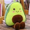 OUKEYI Peluche a forma di avocado, con frutta 3D, imbottito, in cotone, per auto, divano, decorazione, bel regalo per bambini e animali domestici (45 cm)