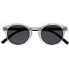 OPULIZE Zen Piccolo Leggero Uomo Donna Chiaro Cristallo Nero Opaco Braccia Lettori Sole Occhiali Da Lettura UV400 S24-C +3,50