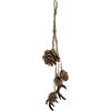 DKD Home Decor Decorazione Ciondolo DKD Home Decor Natale Marrone (6 x 6 x 30 cm)