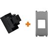 Fanton caricatore 1 USB-C 3A Ricarica rapida 18W da incasso Vimar Plana silver - 82902