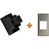 Fanton caricatore 1 USB-C 3A Ricarica rapida 18W da incasso Bticino Axolute argento - 82902