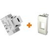 Fanton caricatore 1 USB-C 3A Ricarica rapida 18W da incasso Bticino Light bianca - 82901