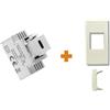 Fanton caricatore 1 USB-C 3A Ricarica rapida 18W da incasso Legrand Cross bianco - 82901