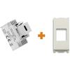 Fanton caricatore 1 USB-C 3A Ricarica rapida 18W da incasso Vimar Plana bianco - 82901