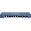 Hikvision Switch DS-3E0510P-E.Pro Series 10 porte unmanaged 8 Gbps PoE 110W+1 uplink Gbps+1 SFP Gbps