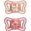 Chicco PhysioForma - Light Succhietto 16-36M Tettarella in Silicone Rosa, 2pz