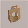 SCOTTON 20 Pz Scatola Astuccio Carta Marrone Economica Strip per Panettone Alto da 750g/1000g 220x155H235mm
