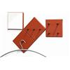 HAKU Möbel Set appendiabiti rosso, Metallo, specchio - Dim. L 15 cm x A 15 cm x P 6 cm, Stile Moderno