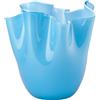 VENINI Vaso Fazzoletto Opalino Acquamare 700.02
