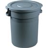 Ristosubito Bidone gettacarte con coperchio piatto CUB grigio MDL 80 L Modello 114100 Capacità Lt. 80 Dim. cm L.50.5 P.50.5 H.61.5