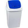 Ristosubito Pattumiera con coperchio basculante blu 50 LT RIF BASIC MDL - Modello 909055
