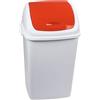 Ristosubito Pattumiera con coperchio basculante rosso 50 LT RIF BASIC MDL - Modello 909057