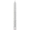 Toyland® Candela Natalizia Tradizionale dell'Avvento - Conto alla rovescia per Natale - 1 in Dotazione (Bianca)