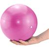 ATC Handels GmbH - Palla da pilates e yoga, 26 cm, blu, rosso, giallo, palla da ginnastica per yoga, pilates, palla terapeutica, rosa.