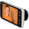 Amig - Spioncino digitale per porta | Schermo LCD TFT da 4 | Angolo di visione: 160° | Immagini nitide | Facile installazione e utilizzo | Colore: Argento