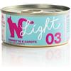 Natural Code Light 03 Tonnetto e Carote 70g umido gatto 24 x 70g