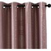 GIRASOLE HOME® Coppia Tende Jacquard Semi Oscuranti Motivo Orientale Tenda Morbida Termica Isolante per Soggiorno Camera e Interni 2 Pannelli con Occhielli (Rosa Orientale, 140x275cm)