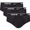 Nike Brief 3pk Slip Uomo 3 Pezzi Nike Cod. 0000KE1006