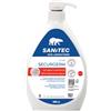 SANITEC igiene sicura Sanitec, Securgerm, Sapone Liquido Igienizzante per le Mani, Detergente Liquido con 2 Antibatterici a pH 5.5, Dermatologicamente Testato, Made in Italy, Non profumato, 1 flacone da 1L 1000ml