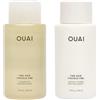 OUAI Set di shampoo fine + balsamo, privo di solfati. 10 once ciascuno.