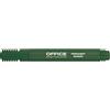 OFFICER PRODUCTS OFFICE PRODUCTS - Pennarello indelebile rotondo, tratto: 1-3 mm verde