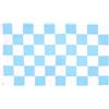 AZ FLAG Bandiera A Scacchi Azzurri E Bianchi 150x90cm - Bandiera Scacchiera Blu E Bianca 90 x 150 cm