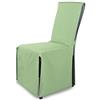 sh SCHEFFLER-HOME LIVE HOMESTYLE SCHEFFLER-Home Housse de Chaise 'Mila' - Lot de 4 - Verde Menta - Elastica Con Nodo - Estensibile - Rivestimento Moderno